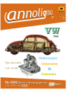 VW/Volkswagen Käfer Modelle Limousine & Cabriolet & Motor Typ 122/1 Bild-Bedienungsanleitungen & Bild Ersatzteilliste Motor  - annoligno 890